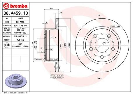 Magneti Marelli 360406089600 - Jarrulevy inparts.fi