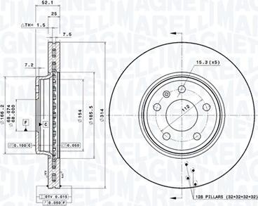 Magneti Marelli 360406081401 - Jarrulevy inparts.fi