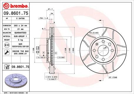 Magneti Marelli 360406039505 - Jarrulevy inparts.fi