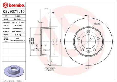 Magneti Marelli 360406039600 - Jarrulevy inparts.fi