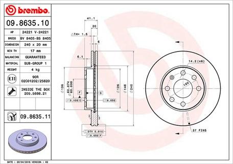 Magneti Marelli 360406039300 - Jarrulevy inparts.fi