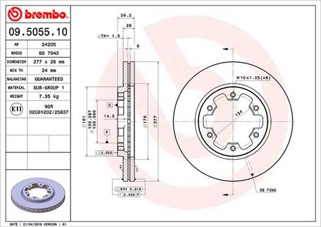 Magneti Marelli 360406035000 - Jarrulevy inparts.fi