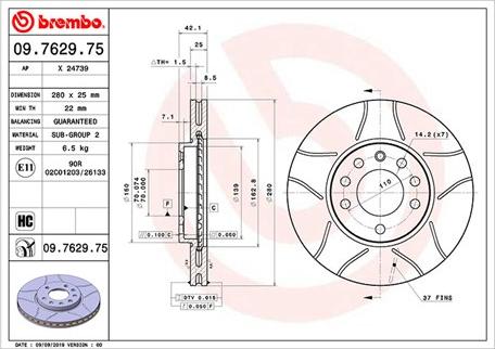 Magneti Marelli 360406038805 - Jarrulevy inparts.fi