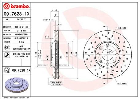 Magneti Marelli 360406038702 - Jarrulevy inparts.fi