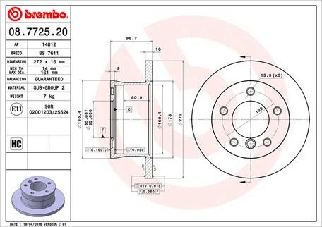 Magneti Marelli 360406033100 - Jarrulevy inparts.fi