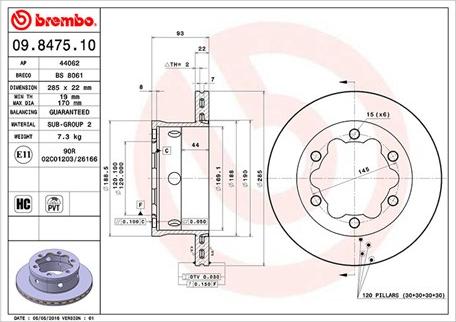 Magneti Marelli 360406033200 - Jarrulevy inparts.fi