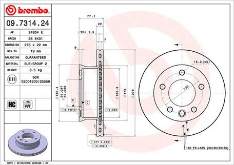 Magneti Marelli 360406032500 - Jarrulevy inparts.fi