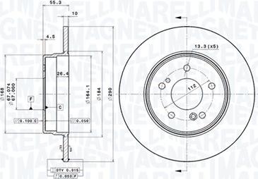 Magneti Marelli 360406032001 - Jarrulevy inparts.fi