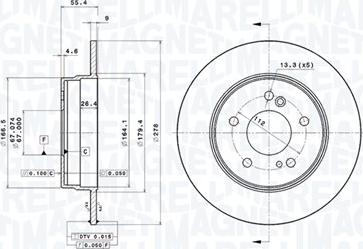 Magneti Marelli 360406032101 - Jarrulevy inparts.fi