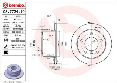 Magneti Marelli 360406032800 - Jarrulevy inparts.fi