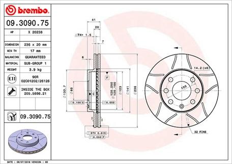 Magneti Marelli 360406037305 - Jarrulevy inparts.fi