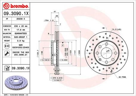 Magneti Marelli 360406037302 - Jarrulevy inparts.fi