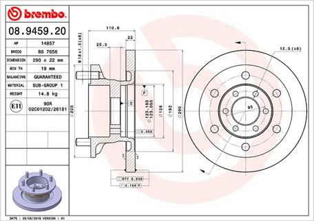 Magneti Marelli 360406024000 - Jarrulevy inparts.fi