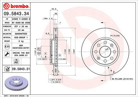 Magneti Marelli 360406024300 - Jarrulevy inparts.fi