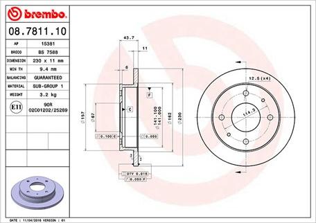 Magneti Marelli 360406026900 - Jarrulevy inparts.fi