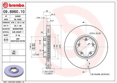 Magneti Marelli 360406026200 - Jarrulevy inparts.fi