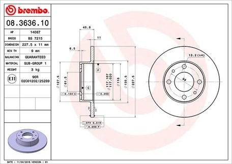 Magneti Marelli 360406020400 - Jarrulevy inparts.fi