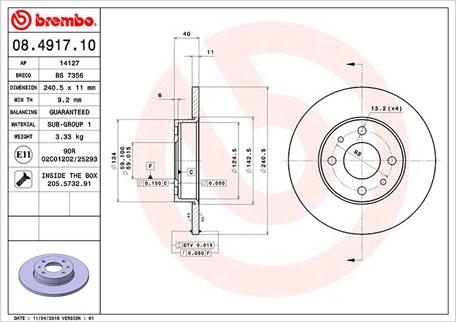 Magneti Marelli 360406021400 - Jarrulevy inparts.fi