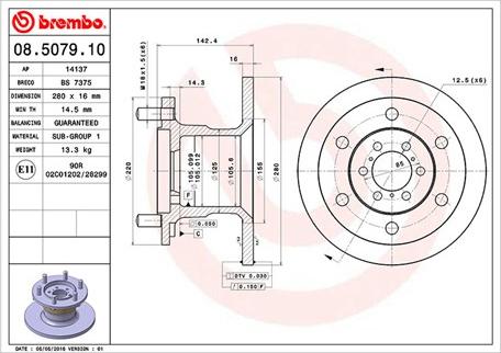 Magneti Marelli 360406021500 - Jarrulevy inparts.fi