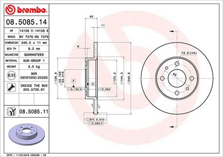 Magneti Marelli 360406021600 - Jarrulevy inparts.fi