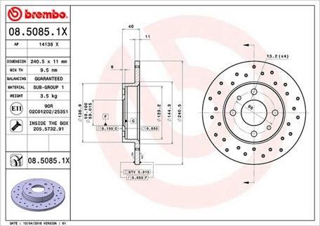 Magneti Marelli 360406021602 - Jarrulevy inparts.fi