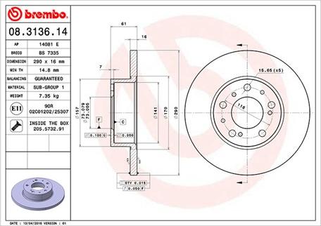 Magneti Marelli 360406021300 - Jarrulevy inparts.fi