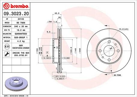 Magneti Marelli 360406021200 - Jarrulevy inparts.fi