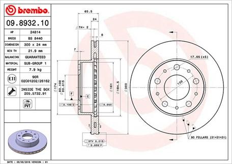 Magneti Marelli 360406023900 - Jarrulevy inparts.fi