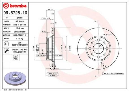 Magneti Marelli 360406023000 - Jarrulevy inparts.fi