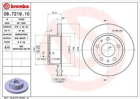 Magneti Marelli 360406023200 - Jarrulevy inparts.fi