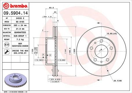 Magneti Marelli 360406022600 - Jarrulevy inparts.fi