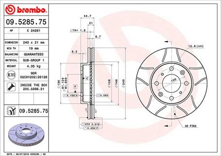 Magneti Marelli 360406027505 - Jarrulevy inparts.fi