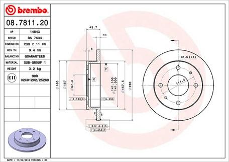 Magneti Marelli 360406027000 - Jarrulevy inparts.fi