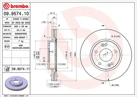 Magneti Marelli 360406027100 - Jarrulevy inparts.fi