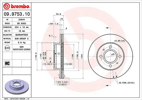 Magneti Marelli 360406027200 - Jarrulevy inparts.fi