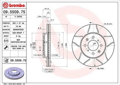 Magneti Marelli 360406027705 - Jarrulevy inparts.fi