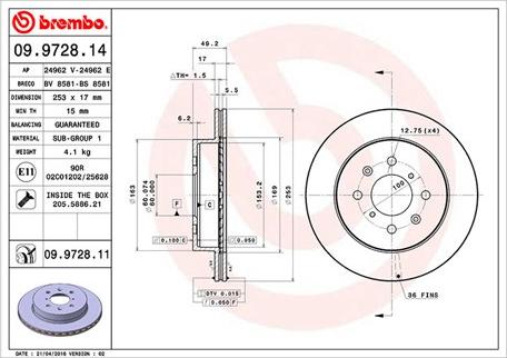 Magneti Marelli 360406074000 - Jarrulevy inparts.fi