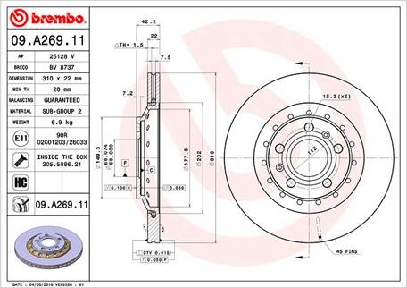 Magneti Marelli 360406070401 - Jarrulevy inparts.fi