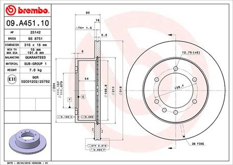 Magneti Marelli 360406072200 - Jarrulevy inparts.fi