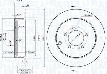 Magneti Marelli 360406077201 - Jarrulevy inparts.fi