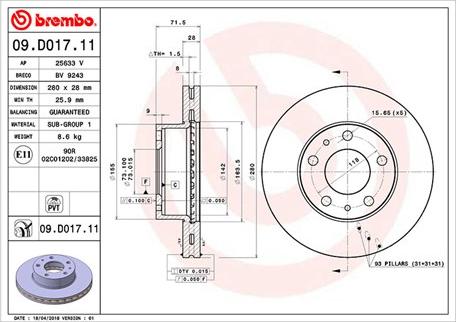 Magneti Marelli 360406159101 - Jarrulevy inparts.fi