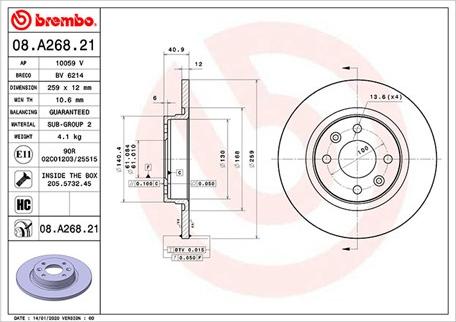 Magneti Marelli 360406164101 - Jarrulevy inparts.fi