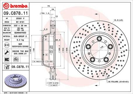 Magneti Marelli 360406161801 - Jarrulevy inparts.fi