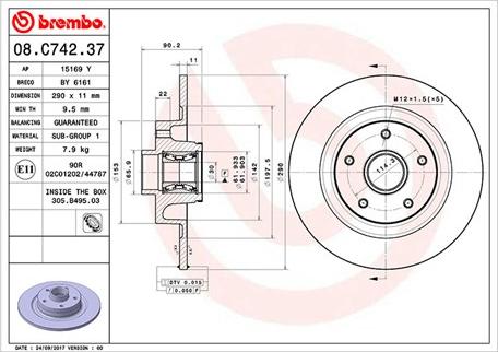 Magneti Marelli 360406162100 - Jarrulevy inparts.fi