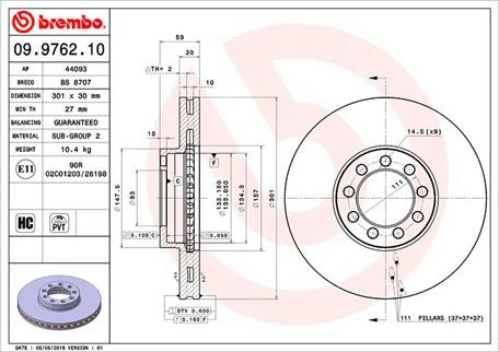 Magneti Marelli 360406109300 - Jarrulevy inparts.fi