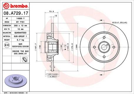 Magneti Marelli 360406105700 - Jarrulevy inparts.fi