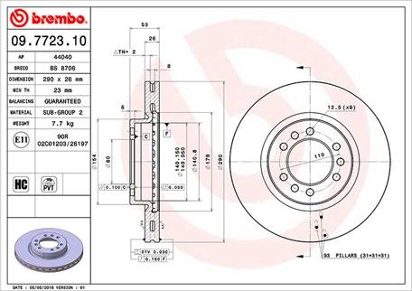 Magneti Marelli 360406106200 - Jarrulevy inparts.fi