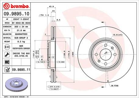 Magneti Marelli 360406106700 - Jarrulevy inparts.fi