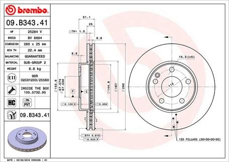 Magneti Marelli 360406108401 - Jarrulevy inparts.fi