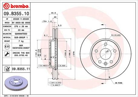 Magneti Marelli 360406108000 - Jarrulevy inparts.fi